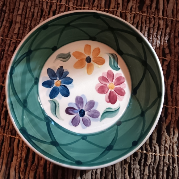 Gail Pittman Pottery Daisy Chain Bowl soup cereal - Picture 6 of 6